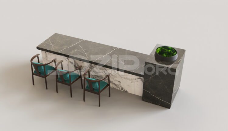 9305. Free 3Ds Max Kitchen Island Model Download
