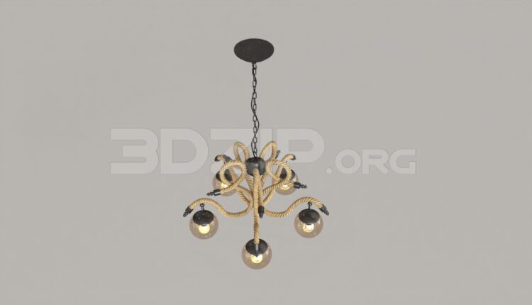9325. Free 3Ds Max Ceiling Light Model Download