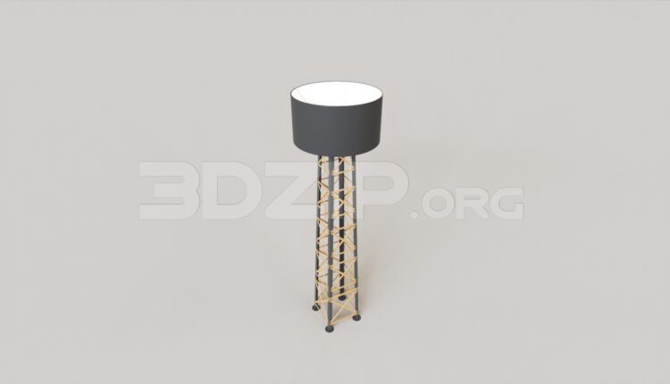 9330. Free 3Ds Max Floor Lamp Model Download