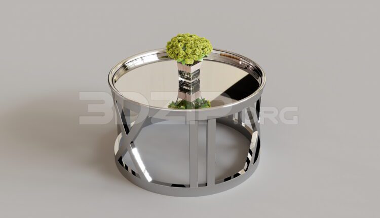 9340. Free 3Ds Max Tea Table Model Download