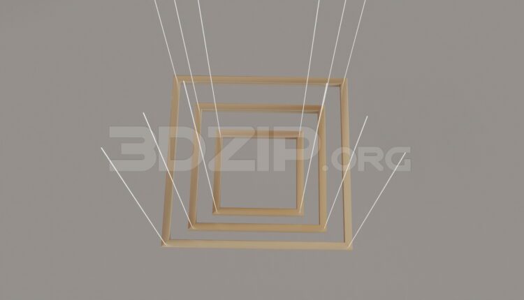 9344. Free 3Ds Max Ceiling Light Model Download