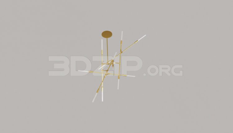 9348. Free 3Ds Max Ceiling Light Model Download