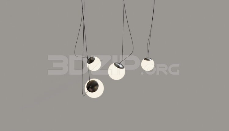 9360. Free 3Ds Max Ceiling Light Model Download