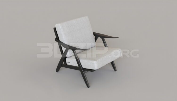 9367. Free 3Ds Max Armchair Model Download