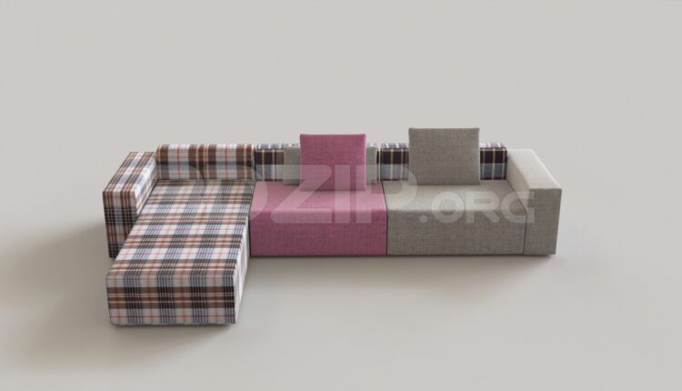 9370. Free 3Ds Max Sofa Model Download