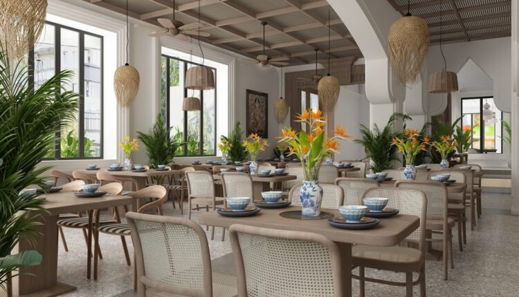 13679. Download Free 3Ds Max Restaurant Interior Model By Le Xuan Tai