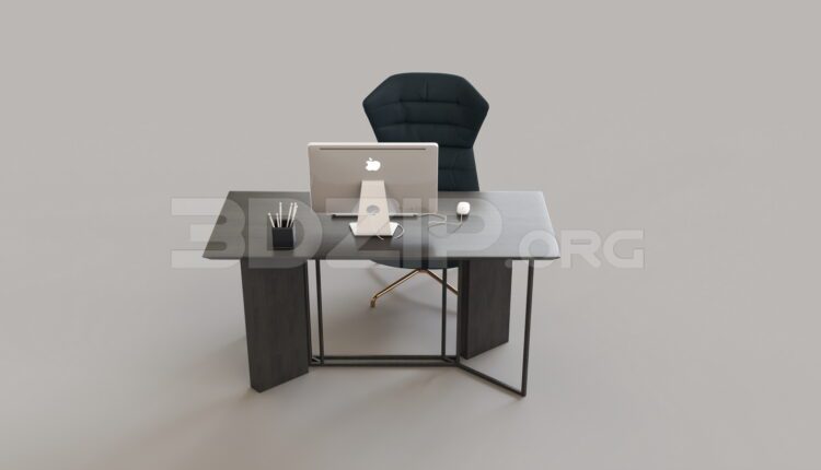 9427. Free 3Ds Max Work Desk Model Download