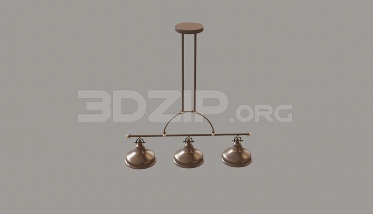9443. Free 3Ds Max Ceiling Light Model Download