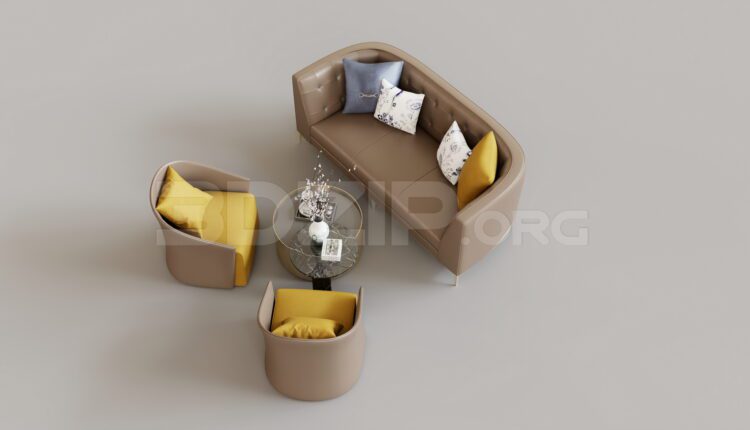 9464. Free 3Ds Max Sofa Model Download