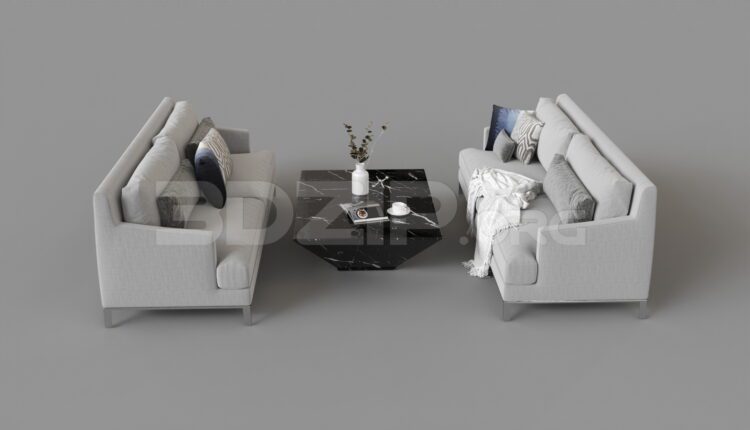 9517. Free 3Ds Max Sofa Model Download