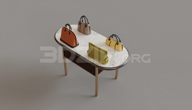 9523. Free 3Ds Max Console Table Model Download
