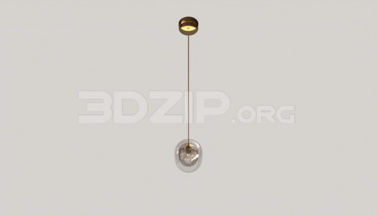 9533. Free 3Ds Max Ceiling Light Model Download