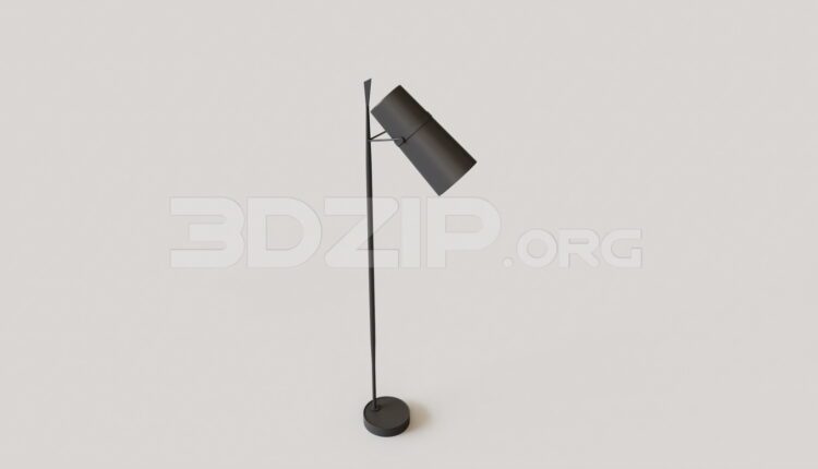 9541. Free 3Ds Max Floor Lamp Model Download
