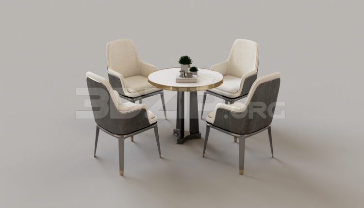 9546. Free 3Ds Max Coffee Table Model Download