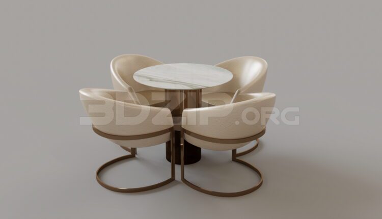 9572. Free 3Ds Max Coffee Table Model Download