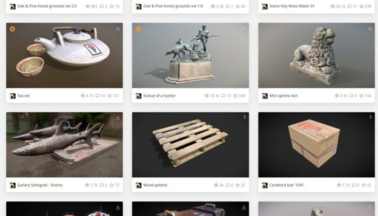 Download Free Quality photogrammetric 3d models By 3dhdscan