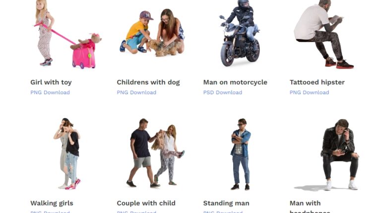 Free 20 Free cutout people From 3D-MODELS (2)