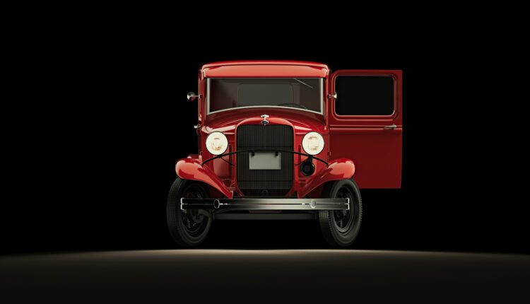 Free 3D Ford Model B Pick-up Download by Denes Demeter