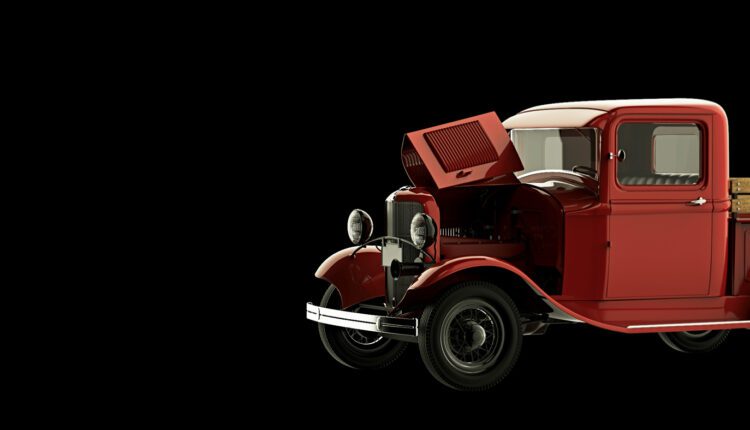 Free 3D Ford Model B Pick-up Download by Denes Demeter
