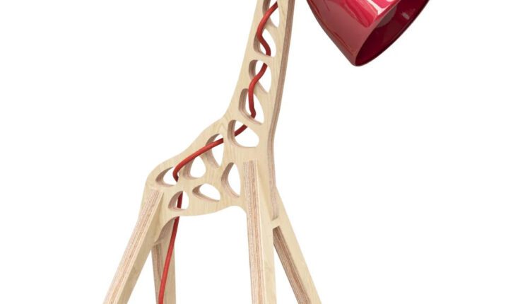Free 3D Handmade Kids’ Giraffe Lamps model by CGTricks