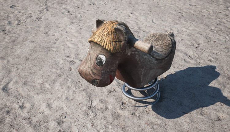 Free 3D Horse Spring Swing No.1 from Mellowmesher
