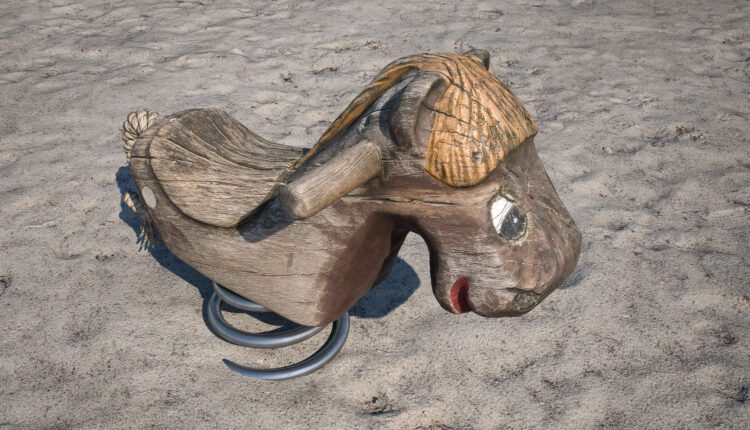 Free 3D Horse Spring Swing No.1 from Mellowmesher