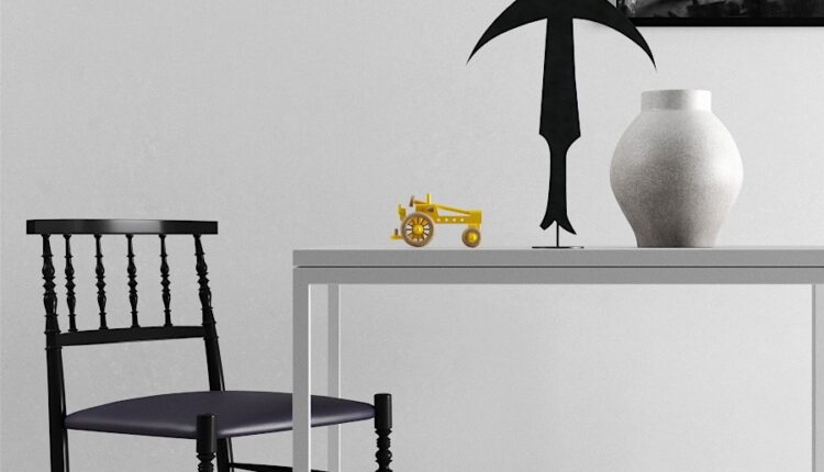 Free 3D New Antiques Chairs Dining Set Model by CGMood