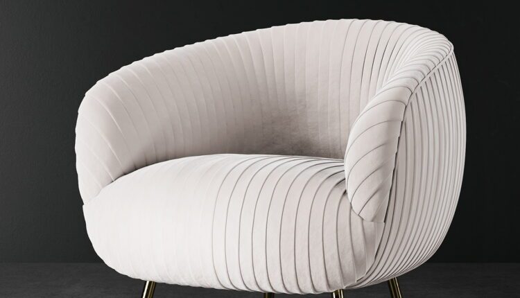 Free 3D Pleated Shell Chair Model from Laci Lacko