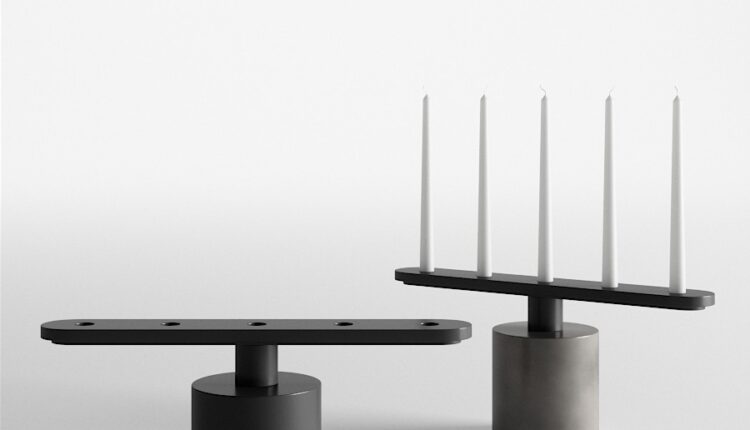 Free 3D Rod Candle Holder Model By Cappellini