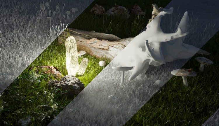 Free 3d model from the scene, Forest, night life By Kav cgi