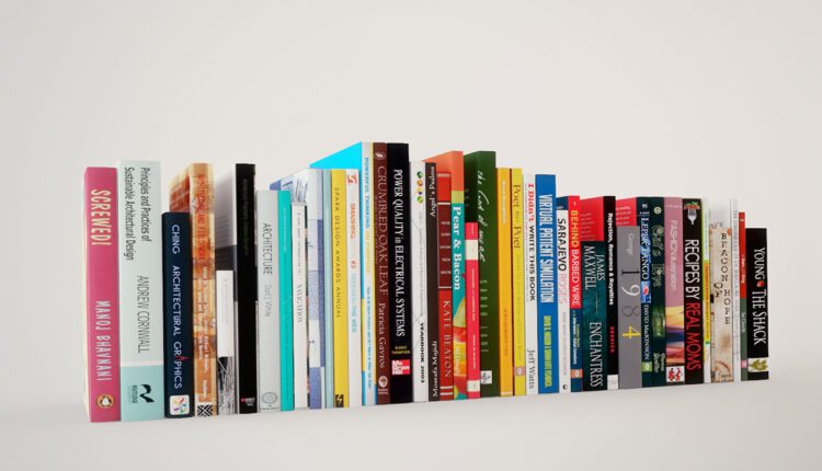 Free 40 Free Fully Textured Book Models by Johny Mrazko