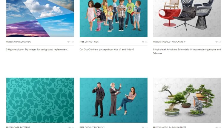 VizPeople Free stuff section