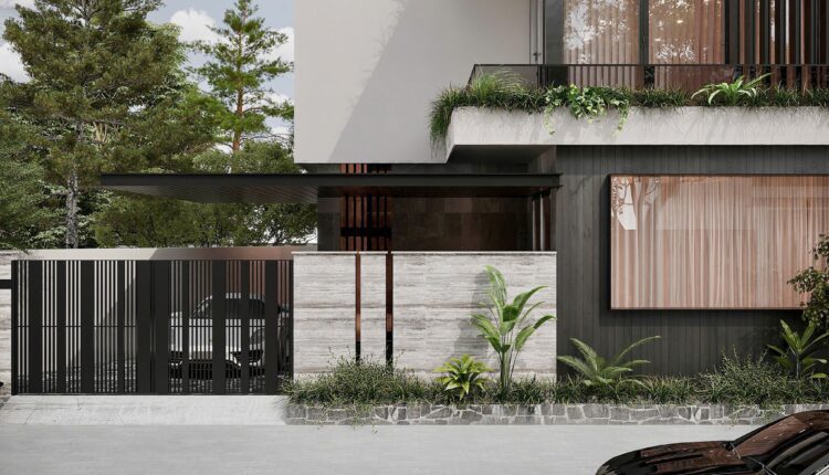 13689. Free 3Ds Max Villa Exterior Model Download By Cao Ngoc Cuong