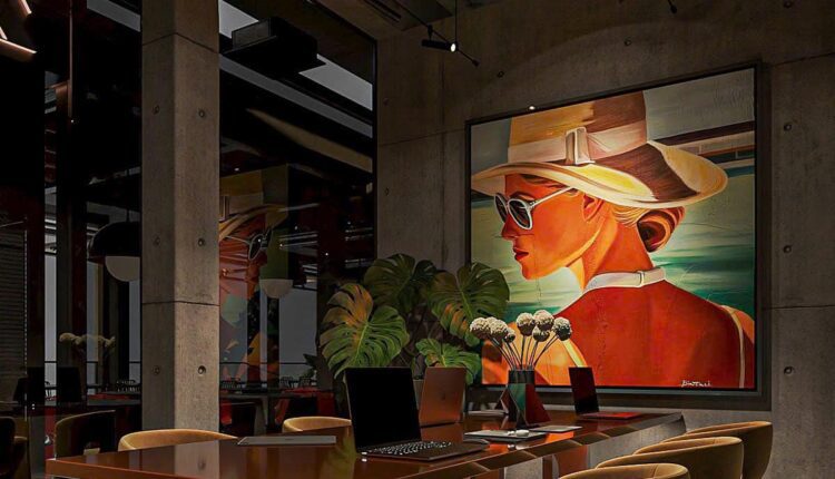 13697. 3Ds Max Office Room Interior Model Download by Son Nguyen