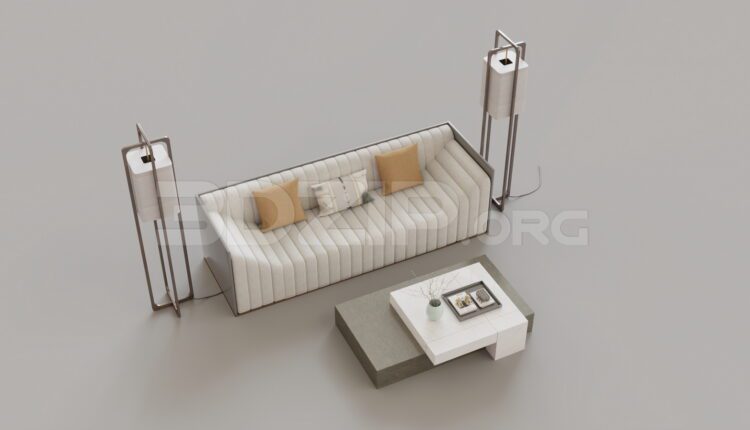 15017. Free 3Ds Max Sofa Model Download