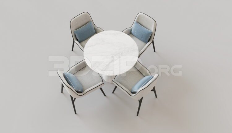 15031. Free 3Ds Max Coffee Table Model Download