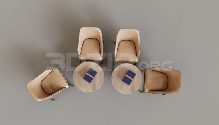 15053. Free 3Ds Max Coffee Table Model Download
