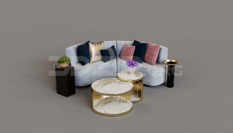 15056. Free 3Ds Max Sofa Model Download