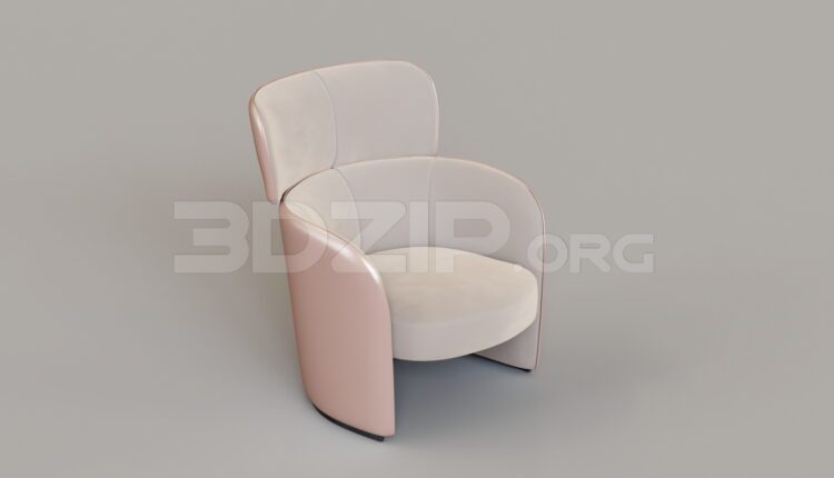 15062. Free 3Ds Max Armchair Model Download