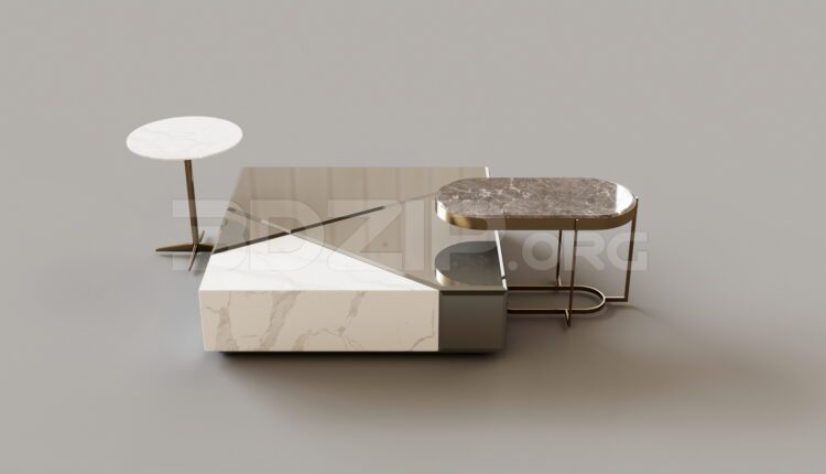 15063. Free 3Ds Max Tea Table Model Download