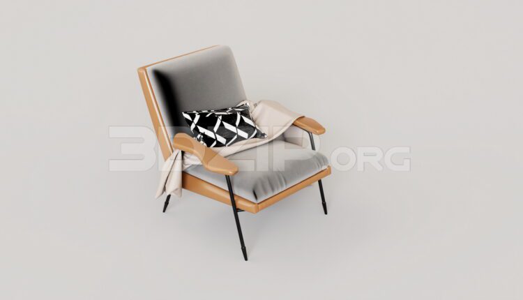 15072. Free 3Ds Max Armchair Model Download