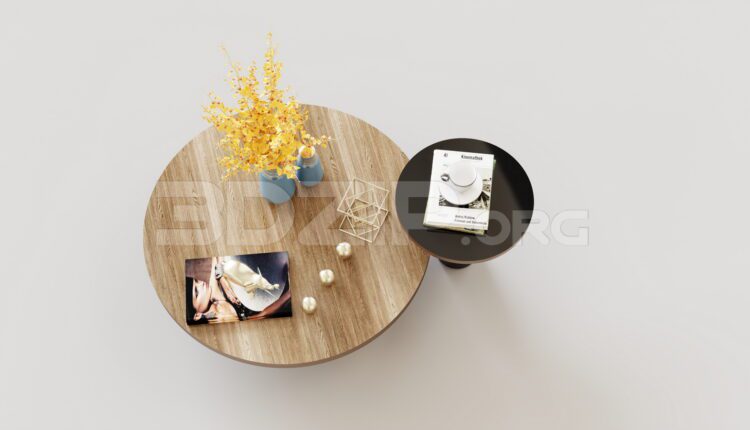 15074. Free 3Ds Max Tea Table Model Download