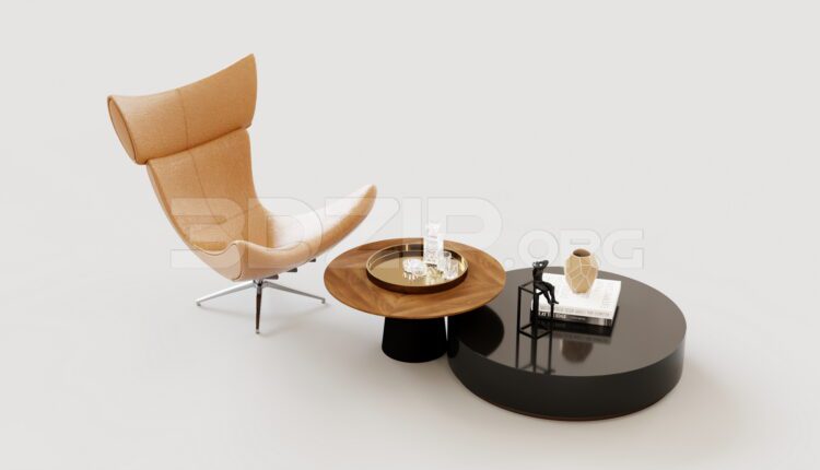 15085. Free 3Ds Max Armchair Model Download