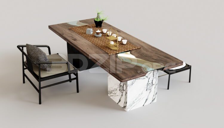 15100. Free 3Ds Max Work Desk Model Download