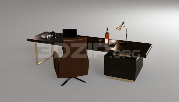 15101. Free 3Ds Max Work Desk Model Download