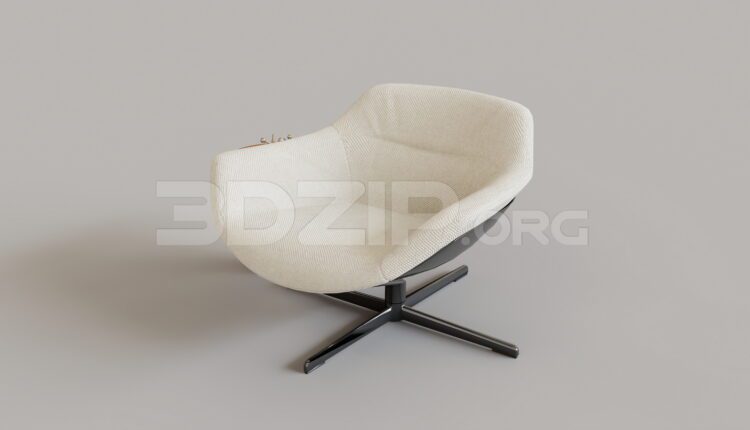 15120. Free 3Ds Max Armchair Model Download