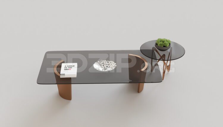 15123. Free 3Ds Max Tea Table Model Download