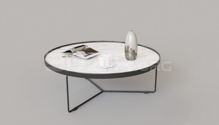 15131. Free 3Ds Max Tea Table Model Download