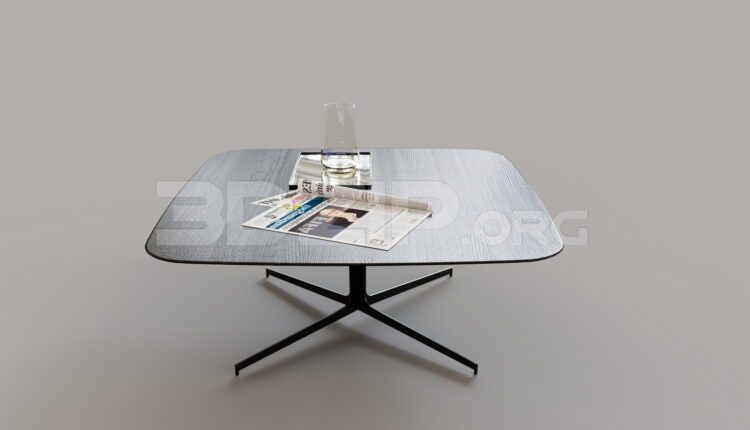 15133. Free 3Ds Max Tea Table Model Download