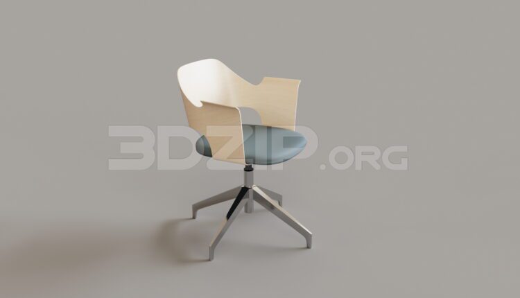 15134. Free 3Ds Max Office Chair Model Download (1)